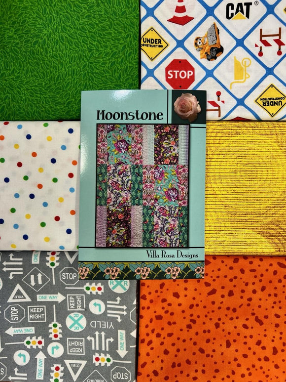 Moonstone 6 Fat Quarter Bundle + Free Moonstone Pattern!