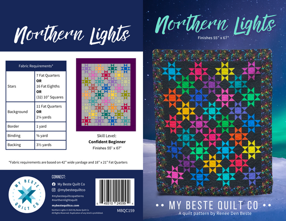 Northern Lights from My Beste Quilt Co