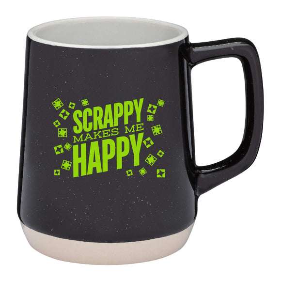 OTR Ceramic Mug - Ceramic Mug - Scrappy Makes Me Happy