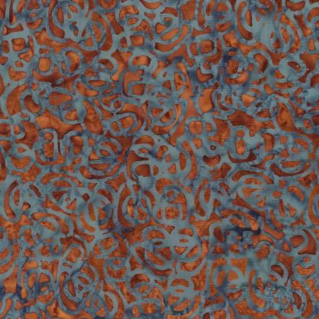 Penny Batik Interlinked 2584Q - 2/3 yards