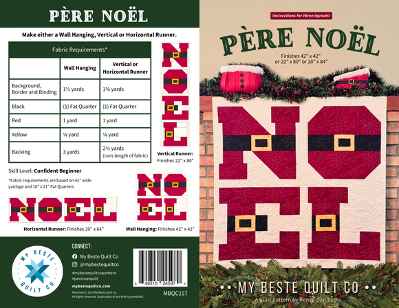 Pere Noel from My Beste Quilt Co