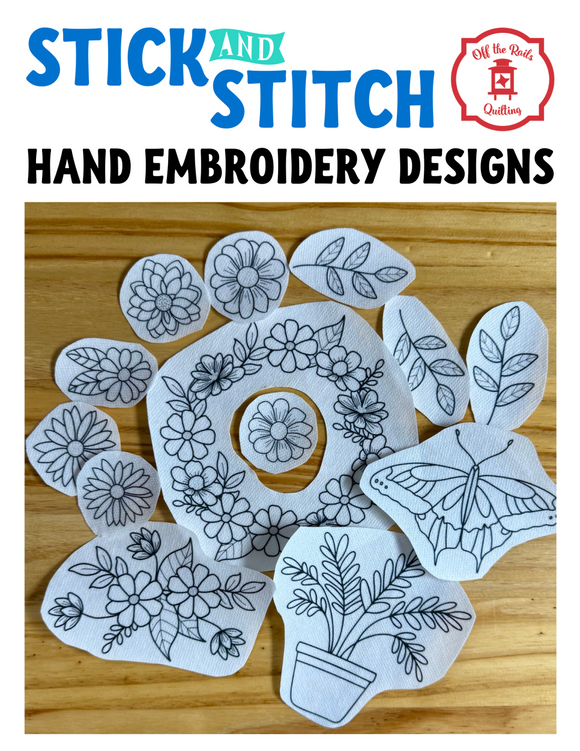 Petal Pusher - Stick and Stitch Hand Embroidery Designs