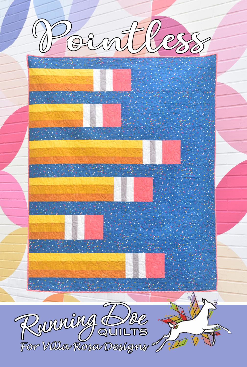 Running Rails Quilt Pointless by Running Doe Quilts *Digital Download* – Off the Rails Quilting