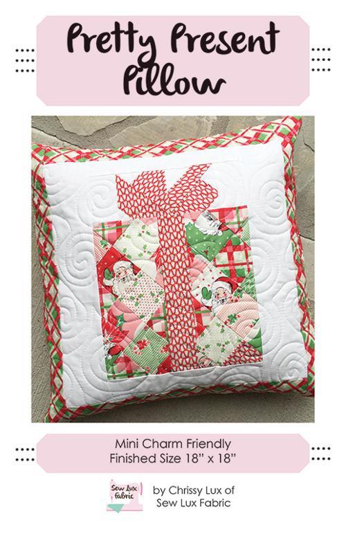 Pretty Present Pillow by Sew Lux Fabric & Gifts