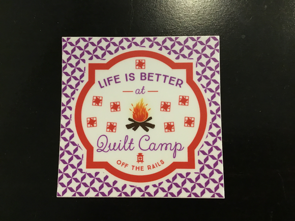 Quilt Camp Sticker