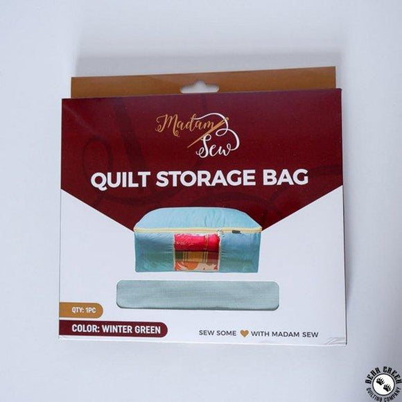 Quilt Storage Bag Winter Green by Madam Sew