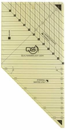 Quilter's Select Tri/Square 3N1 Combo Ruler