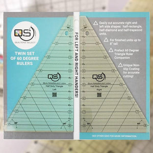 Quilter's Select Twin Set of 60 Degree Rulers