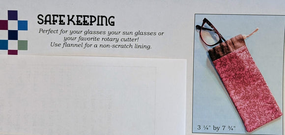 Safe Keeping Eye Glass Case by Karen Montgomery