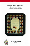 Say It With Scraps by Tea for Two Designs **Digital Download**