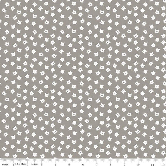 Scaredy Cat Buttons Gray Costume Maker's Act II