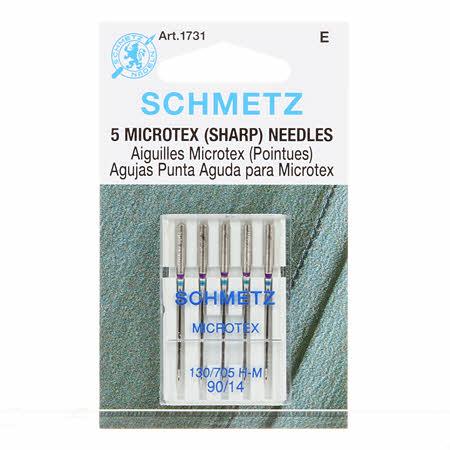 Schmetz 14/90 Sharp/Microtex Needles