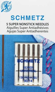 Schmetz 90/14 Super Nonstick 5ct Needles