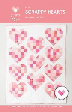 Scrappy Hearts by Quilty Love