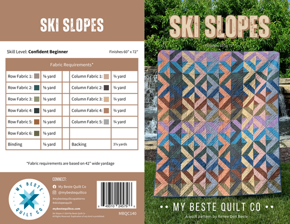 Ski Slopes from My Beste Quilt Co