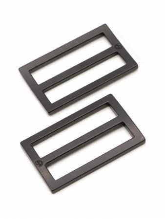 Slider Widemouth Flat 1-1/2in - Black Metal