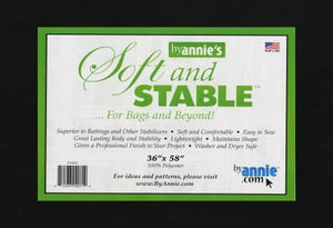 Soft and Stable Black 36in x 58in