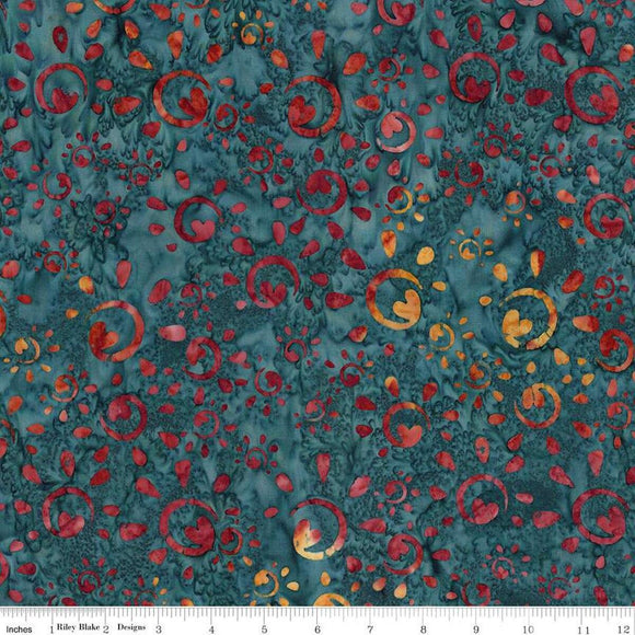 Spilled Tea Places You'll Go Batik