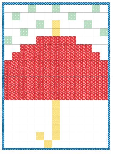Spring Showers TenSisters pattern – Off the Rails Quilting