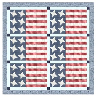 Stars & Stripes TenSisters pattern