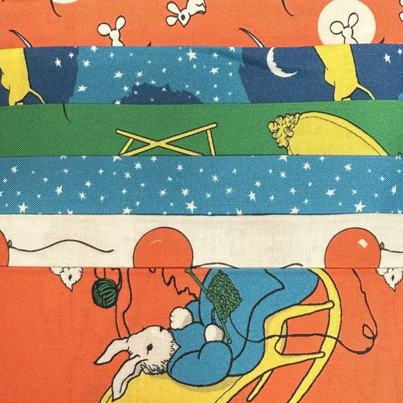 Surf City 6 Half Yard Good Night Moon Bundle