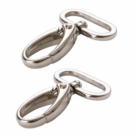 Swivel Hook 1in Nickel Set of 2