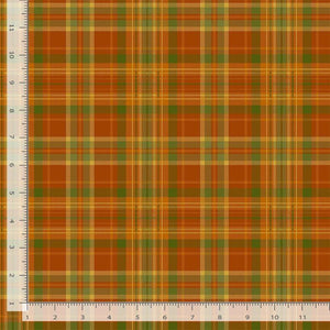 Tartan Plaids Metallic- Pumpkin