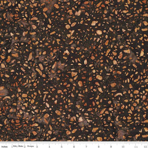Terrazzo Mocha Chestnut Batiks Elementals - .625 yard