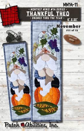 Thankful Theo - Gnomes Thru The Year