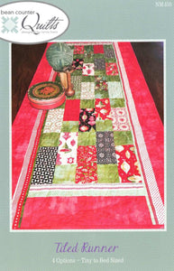 Tiled Runner by Bean Counter Quilts