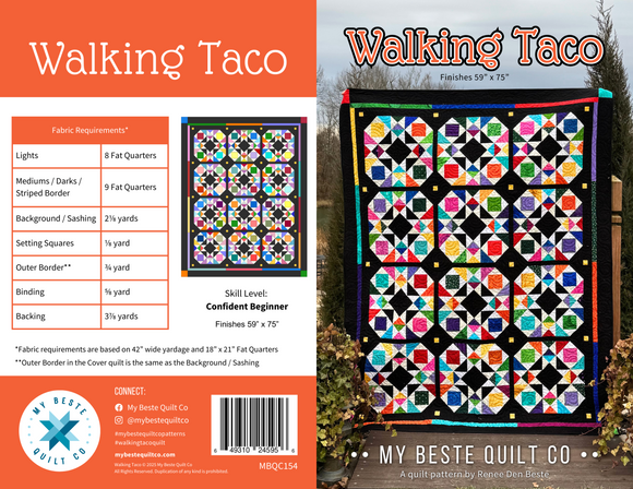 Walking Taco by My Beste Quilt Co