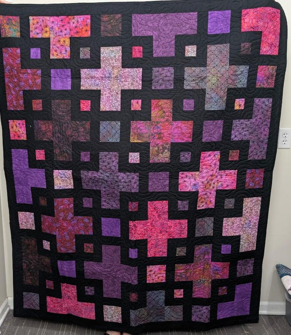 The Violet Quilt Sample 58x68