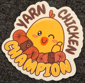 Yarn Chicken Sticker