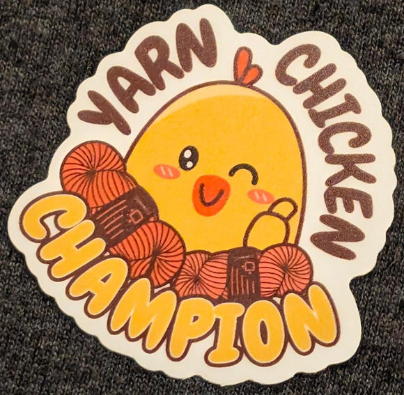 Yarn Chicken Sticker