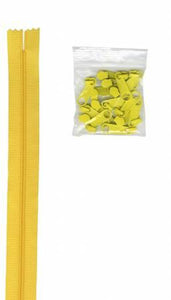 Zippers by the Yard - Dandelion