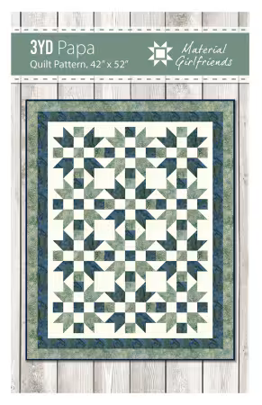 3 Yd Papa Quilt Pattern