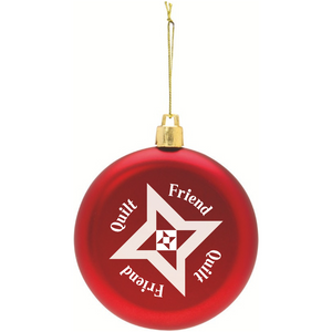 Red Off the Rails Ornament