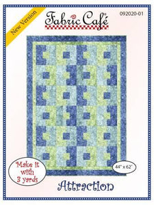 Checker Fabric Cafe's Attraction Quilt Pattern