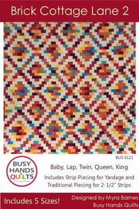 Brick Cottage Lane 2 by Busy Hands Quilts