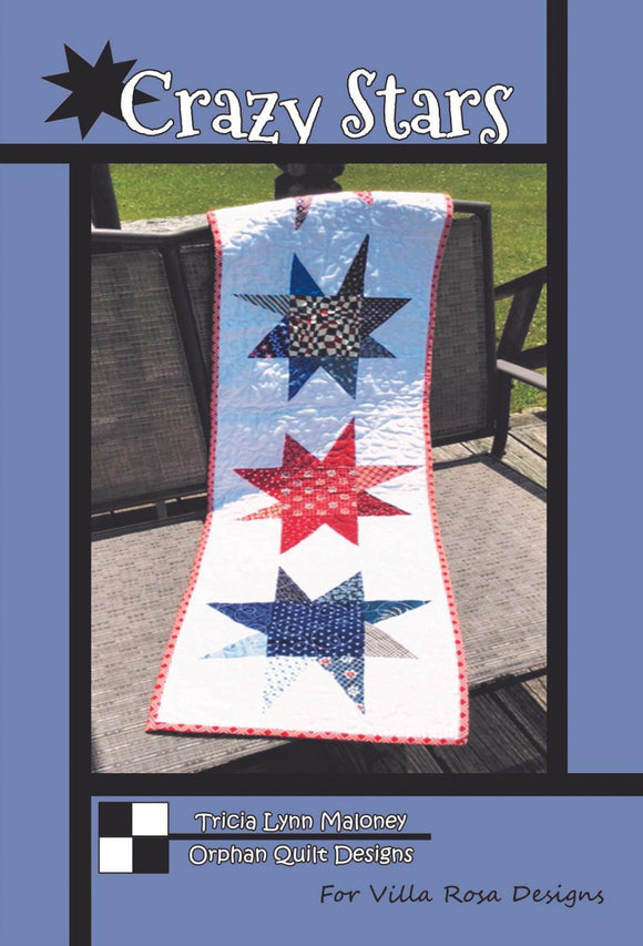 Crazy Stars by Orphan Quils Designs for Villa Rosa Designs