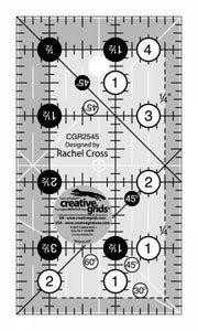 Creative Grids CGR2545 2.5"x4.5" Ruler