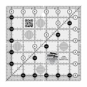Creative Grids Quilt Ruler 6-1/2in Square