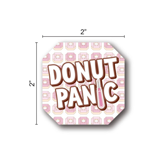 Donut Panic Sticker