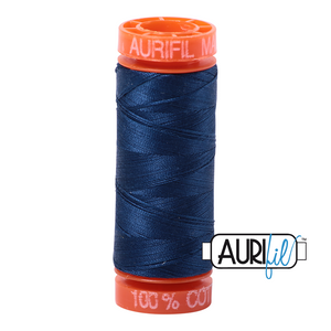 Aurifil Cotton 50wt 200m Medium Delft Blue 2783