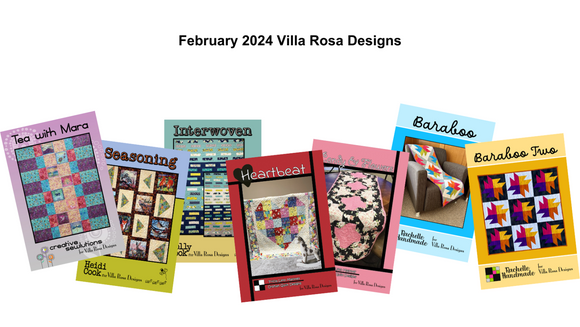 February 2024 New Villa Rosa Pattern Bundle