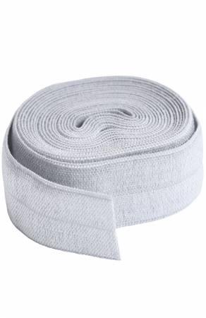 Fold-over Elastic 3/4in x 2yd - Pewter