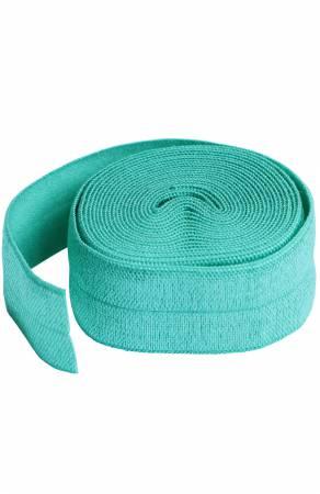 Fold-over Elastic 3/4in x 2yd - Turquoise