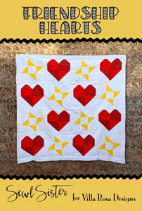 Friendship Hearts By Sewl Sister for Villa Rosa Designs *Digital Download*