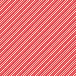I Love Us Stripes Red