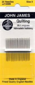 John James Between/Quilting Needles Size 9 20ct